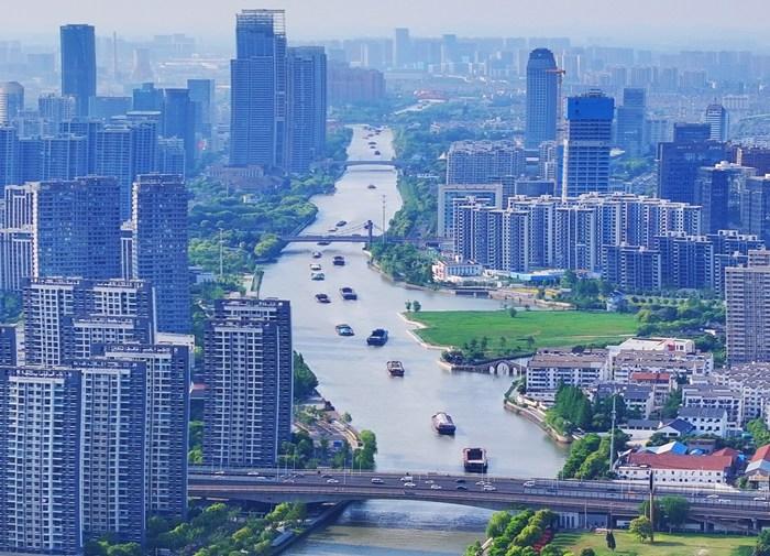江蘇蘇州：京杭大運(yùn)河 初夏水運(yùn)忙