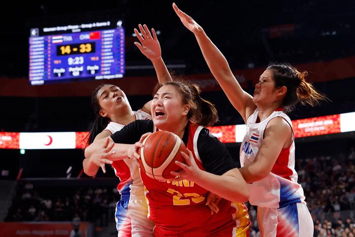亞運女籃小組賽：中國隊戰(zhàn)勝泰國隊