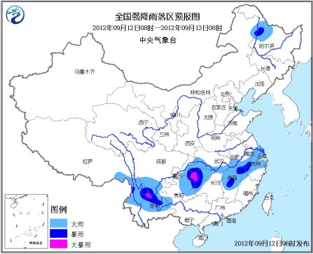 暴雨藍(lán)色預(yù)警繼續(xù)發(fā)布鄂湘渝交界局地有大暴雨