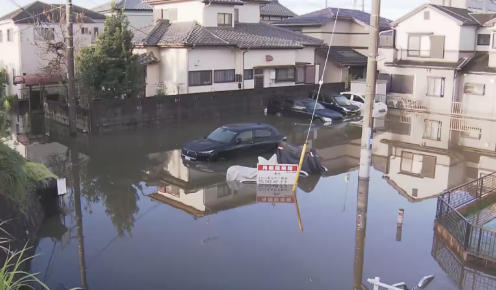 受臺風影響 日本關(guān)東地區(qū)發(fā)生山體滑坡已致2死4失聯(lián)
