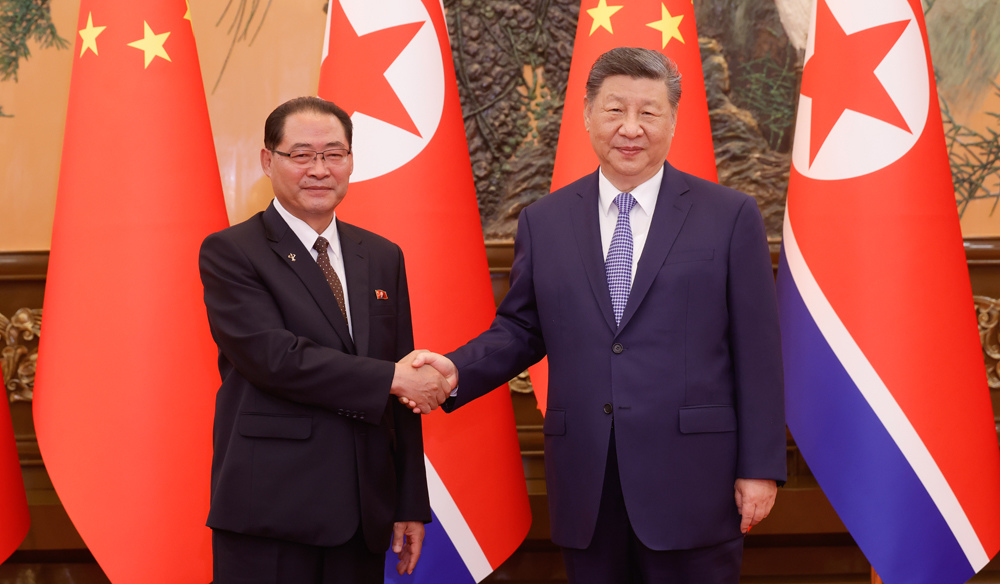 習(xí)近平會(huì)見(jiàn)朝鮮內(nèi)閣總理樸泰成